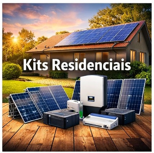 ☀️ Kit Fotovoltaico – Geração de até 300 kWh/mês